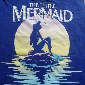 Disney The Little Mermaid Womens Burnout Tank Top